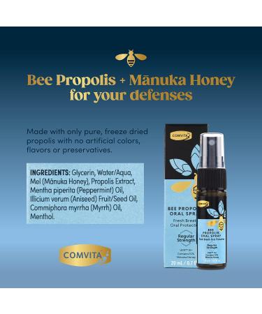 Comvita Propolis Throat Spray UMF 10+ Manuka Honey 0.7 Fl Oz - Natural Throat & Immune Support - Buy Online on GoSupps.com