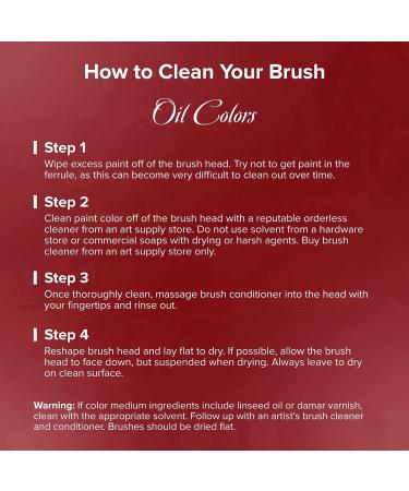 Silver Brush Limited Silver Mop Round Paintbrush - Size 20 | Short Handle | For Oil, Acrylic, Watercolor - Buy Online on GoSupps.com