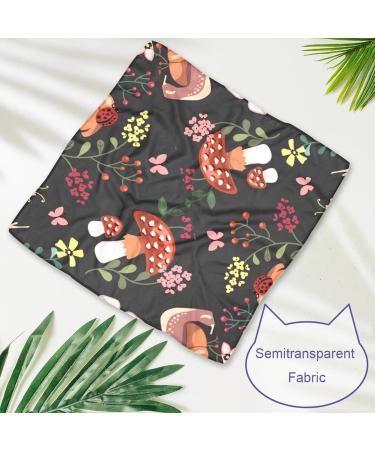 Multicolored Triangular Pet Bibs for Dogs & Cats - 2 Pack of Hollow Mushroom Snail Butterfly Designs | Small Medium & Large Size - Buy Online on GoSupps.com