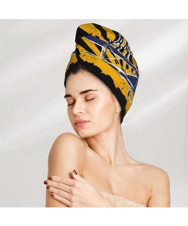 Buy Keep Calm and Fly On Microfiber Hair Towel | Soft Super Absorbent Coral Velvet Wrap for Long Curly & Thick Hair - Quick Dry Hair Cap for Women - Buy Online on GoSupps.com