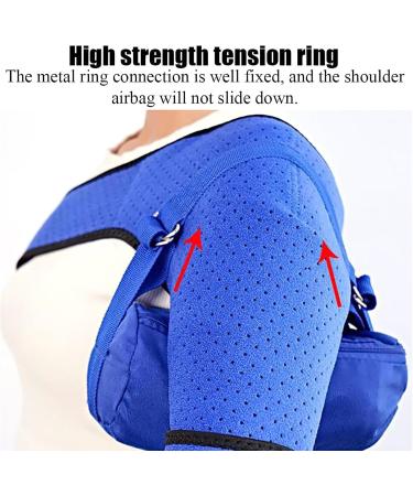 Shoulder Compression Wrap Shoulder Brace Shoulder Brace Strap with Removable Airbag 3 Adjustable Pull Straps and User Friendly Breathable Fabric for Dislocation Chronic Pain Relief Grey - Buy Online on GoSupps.com