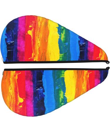 Rainbow Hair Towel Wrap - Quick Drying Towel Turban with Button | Ideal for All Hair Types - Buy Online on GoSupps.com
