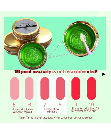 2023 Lash Lift Glue Balm 2 in 1 Adhesive for Eyelash & Brow Lamination - 0.35oz Professional Grade Salon Apple Scented Green-Apple - Buy Online on GoSupps.com