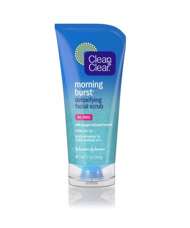 Clean & Clear Scrub Morning Burst Detoxifying Facial 5 Ounce (145ml)