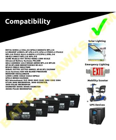 Buy UB-613 6V 1.3AH SLA Battery - Sealed Lead Acid F1 Terminal | International Shipping Available - Buy Online on GoSupps.com