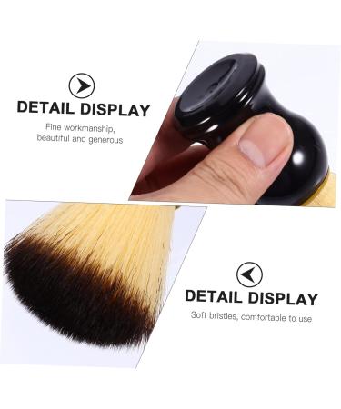 Doitool Razor Brush for Men - Mustache & Shaving Tool | Wooden Handle Soap Brush & Barthaarbrush for Grooming - Buy Online on GoSupps.com