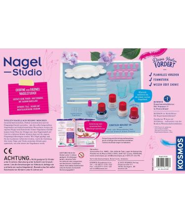 Kosmos 671587 Nail Studio DIY Nail Polish Kit for Kids 8-12 | Complete Nail Design Experiment Box | Perfect Gift for Young Beauties - Buy Online on GoSupps.com
