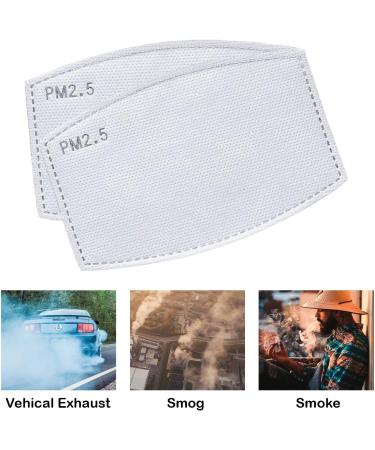 Trimming Shop PM2.5 Activated Carbon Filters Replaceable Protective Mouth Filter Paper for Face Mask Anti Haze Dustproof 5 Layers Filters for Outdoor & Indoor 5pcs - Buy Online on GoSupps.com