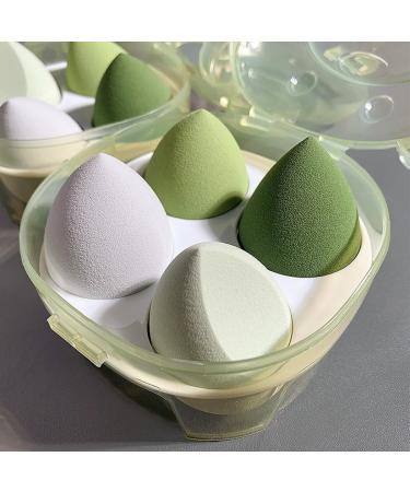 Buy 4PCS Stretchy Portable Elastic Beauty Sponge Set for Flawless Foundation - Smooth Makeup Applicators with Box | International Shipping Available - Buy Online on GoSupps.com
