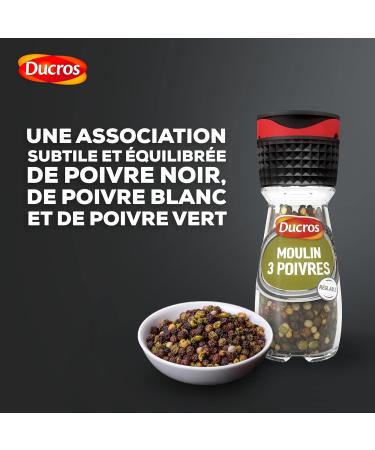 DUCROS - 3 Pepper Mill 34 g - Buy Online on GoSupps.com