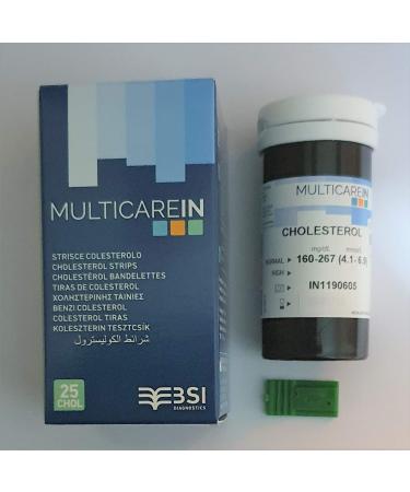 Multicare/Prima Cholesterol Test Strips(25PCS.)