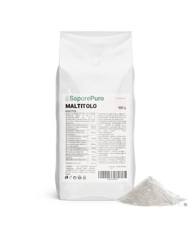 Saporepuro Maltitol - Maltitol powder - 500 gr - Alternative sugar with low glycemic index