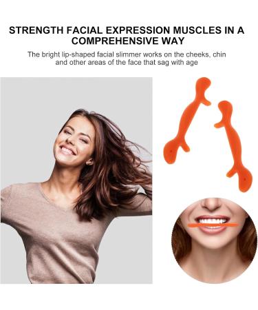 NUOBESTY Correcteur de Sourire en Silicone Orange Excerceur Facial Compact pour Entra nement Oral et Muscles des L vres Outil D exercice du Visage pour Am lioration Prononciation - Buy Online on GoSupps.com
