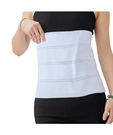 Abdominal Support Belt for Hernia Diastasis Recti Postpartum Wrap Tummy Tuck Slimming Compression Wrap for Men and Women-12 Inches Wide XL
