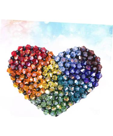 minkissy Metal Hair Clips Colored Hair Clips Metal Hair Barrettes Colorful Hair Clip Alloy Snap Clip Heart Hair Clip Colorful Heart Clip Heart-shaped Beads - Buy Online on GoSupps.com