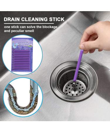 Drain Cleaner Sticks Set of 12 Sink Deodorizer Keeps Drains and Pipes Clear Enzyme Drain Cleaner to Provent Blockage Clogs For Sink Basin Bathtub - Buy Online on GoSupps.com