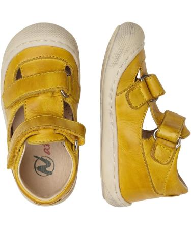 Naturino Puffy-Leather Shoes - Yellow, Size 3 UK Child - Buy Online on GoSupps.com