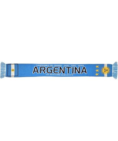 Argentina Soccer Knit Scarf - 2022 Champions | Euroscarves - Buy Online on GoSupps.com