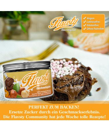 Flavsty Vegan Banana Flavor Powder with Chocolate Pieces - Sugar-Free Aroma & Flavor Powder for International Shipping - Buy Online on GoSupps.com