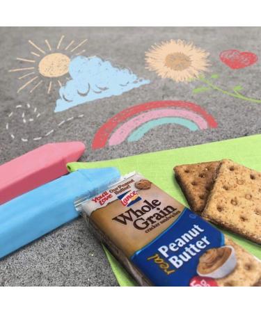 Lance Whole Grain Peanut Butter Crackers - 3 Boxes (24 Packs) | Healthy Snack Option - Buy Online on GoSupps.com