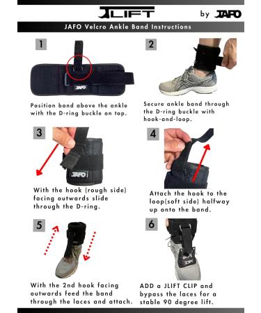 VELCRO Ankle Band for Drop Foot Brace | Unisex Ankle Foot Orthotic Support & Comfort - Buy Online on GoSupps.com