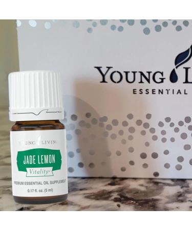 Young Living Jade Lemon Vitality 5 ml | Digestive Health Supplement & Natural Cleansing Essential Oil | Fresh Flavor for Culinary Use - Buy Online on GoSupps.com