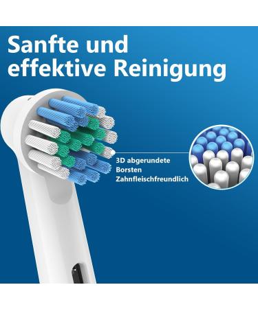 HSYTEK 4 Series Oral-B Toothbrush Replacement Attachments | Compatible with Pro 2 Vitality 100 Genius X | 4-Pack White Brushes for Optimal Oral Care - Buy Online on GoSupps.com