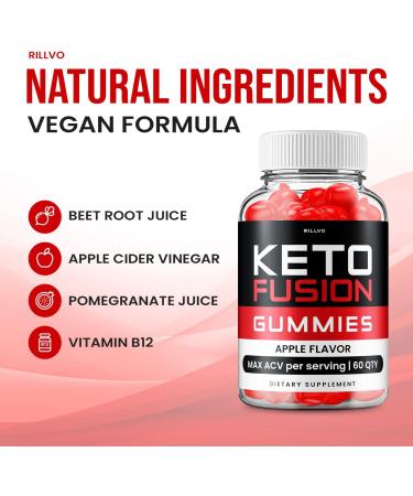 Keto Fusion ACV Gummies - Advanced Formula with Apple Cider Vinegar Tank Dietary Supplement - Buy Online on GoSupps.com