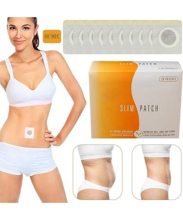 30pcs Detox Slimming Belly Pellet Herbal Slimming Tummy Pellets Magnetic Patch Belly Button Slimming Patch Body Sculpting Patch for Men and Women 2box - Buy Online on GoSupps.com