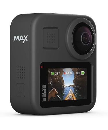 GoPro MAX 360 Waterproof Camera 5.6K30 HD Video Touch Screen 16.6MP Photos Live Streaming Stabilization + Carrying Case - Buy Online on GoSupps.com