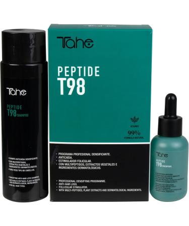 Tahe Peptide T98 Anti-hair loss densifying pack with Multi-peptides: Concentrate 50 ml + Peptide T98 Shampoo 300 ml - Buy Online on GoSupps.com