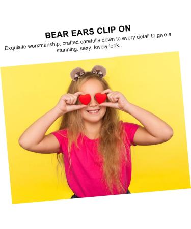 FOMIYES 5 Pairs Bear Ear Hair Clip Ears Barrettes Cat Ears Hair Barrettes Kawaii Hair Accessories Halloween Hair Kawaii Hair Clips Hair Clip Halloween Bear Ears Headgear Miss Iron Animal - Buy Online on GoSupps.com