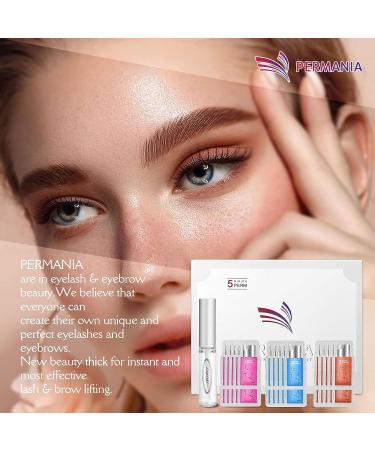 PERMANIA Eyelash Perm Kit & Brow Lamination 2-in-1 - C Curling Wave - Salon Quality Results at Home - Buy Online on GoSupps.com