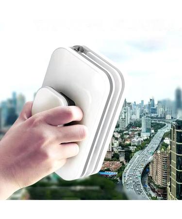 Window Cleaner Double Sided Window Cleaner Glass Wiper Magnetic Window Cleaner Large Handle Double Sided High Safety Sturdy Plastic Window Cleaning Tool for 3 to 10mm Glasses - Buy Online on GoSupps.com
