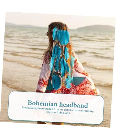 Beatifufu Hair Accessories Exquisite Plume Headdress Exquisite Women Hair Bands Vintage Headbands for Women Girl Headbands Party Cosplay Hairbands Party Props Women Hair Accessories - Buy Online on GoSupps.com