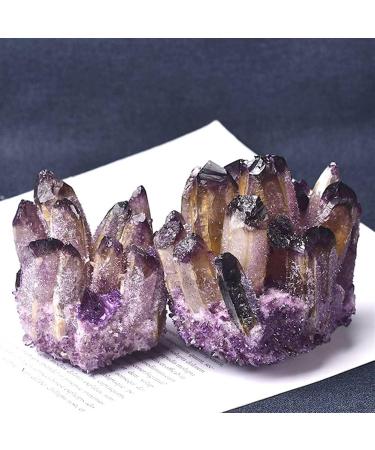 Room Decoration Natural Amethyst Cluster Quartz Crystal Rock Stone Purple Specimen Natural Rregular ShapeStone Home Decor 1PC for (Color : Amethyst Cluster Size : 500 600g) 500 600g Amethyst Cluster - Buy Online on GoSupps.com