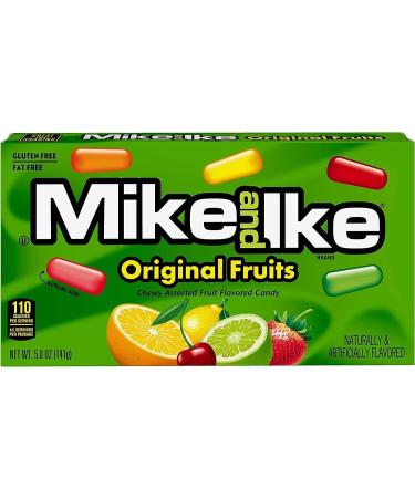 Mike & Ike American Theatre Sweets Bundle - Original Mega Mix Sour Mega Mix Tropical Berry 1 piece each (5x141g) Boxed Treatz - Buy Online on GoSupps.com