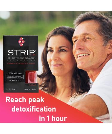 Wellgenix Strip Body Cleanser- Extra Strength Detox Drink 1oz Fruit Punch - Quick Flush Cleanse for Same Day Toxin Rid - Pack of 1 - Buy Online on GoSupps.com