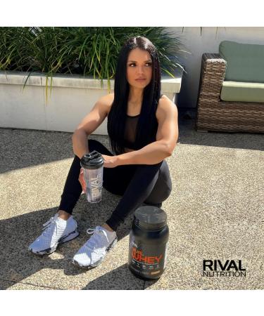 SNS Rivalus Rivalwhey Strawberry Cr me 2lb - 100% Whey Protein Whey Protein Isolate Primary Source Clean Nutritional Profile BCAAs No Banned Substances - Buy Online on GoSupps.com