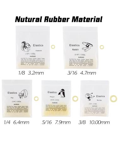 500 Pcs Orthodontic Elastic Rubber Bands 3.5oz Heavy Dental Traction Bands with Free Placer for Braces - 3/16 Rabbit - Buy Online on GoSupps.com