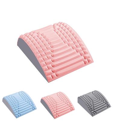 Speesy Refresh - neck and back multi -level adjustable spine plate acemend back neck cracker for pain relief in the lower back (color: b -pink)