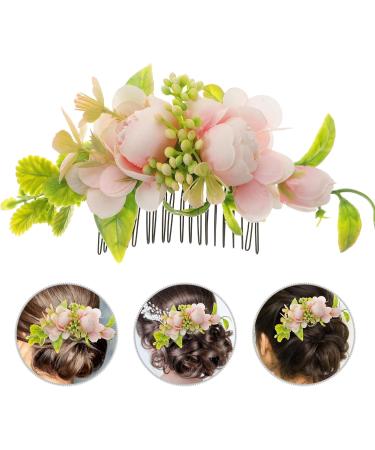 FRCOLOR flower bridal comb wedding headpiece womens hair accessories womens accessories accesorios para mujer accessories for women hair accessory for girls hair comb alloy bride prom - Buy Online on GoSupps.com