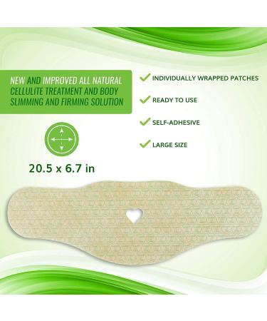 All-Natural Toning Firming Body Sculpting Wrap - Anti-Cellulite Contour Applicator for Arms Legs & Tummy - 5 Pack - Buy Online on GoSupps.com