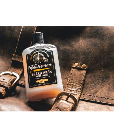 Walton Wood Farm Beard Wash (The Gentleman) - Citrus & Mahogany Scent - 8 fl oz | Premium Men's Grooming | International Shipping - Buy Online on GoSupps.com