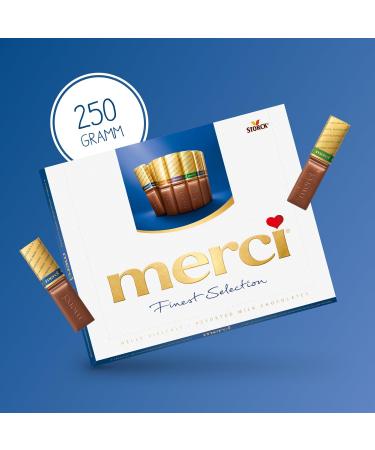 Merci Finest Selection Light Variety - 250g Gourmet Filled & Unfilled Chocolates | International Shipping - Buy Online on GoSupps.com