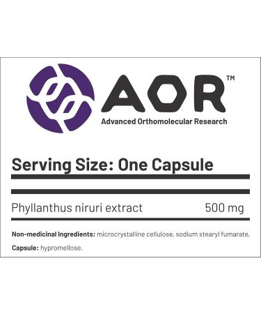 AOR - Chanca Piedra - 90 Capsules - Improves Urinary Tract Health - Buy Online on GoSupps.com