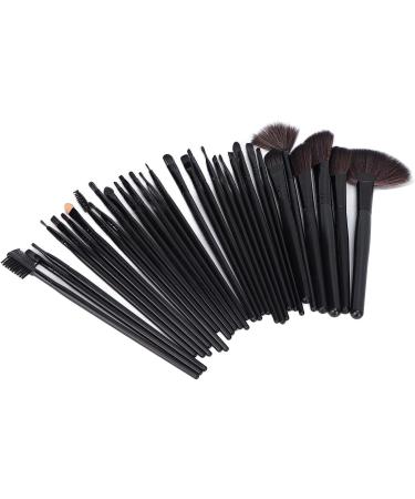 Verdant Touch Eyeshadow Brush 32-Piece Complete Makeup Brush Set Face Powder Brush Eyeshadow Brush Beauty Tool Black - Buy Online on GoSupps.com