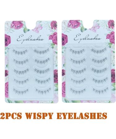 False Eyelashes Under Lash False Lashes Natural Eyelashes Lower Fake Eyelashes Bottom Lashes Fluffy Wispy 10 Pairs Strip False Eyelash - Buy Online on GoSupps.com