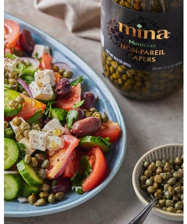 Mina Capers Non Pareil - Authentic Mediterranean Seasoning and Garnish, 7 oz - Buy Online on GoSupps.com
