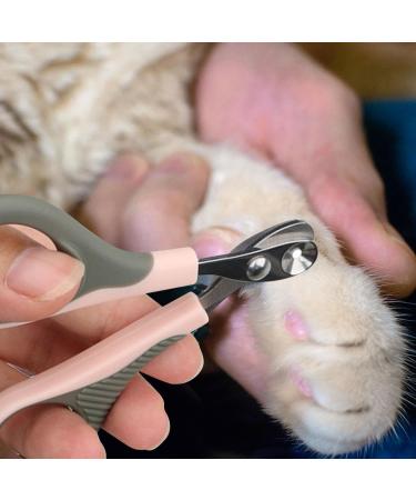 Dog Nail Clippers Avoid Overcutting Pet Non-slip Handles Pet Supplies Nail Clippers for Small Dogs Nail Clippers for Small A Grey Pink - Buy Online on GoSupps.com